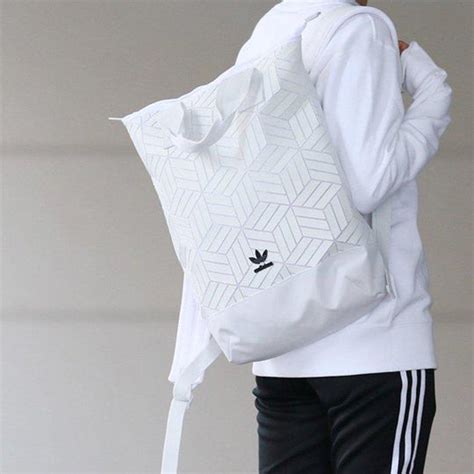 adidas originals x ISSEY MIYAKE 3D Roll Top Backpack 'White' 